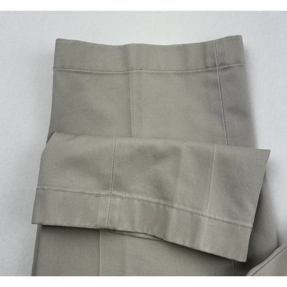 Brooks Brothers Advantage Chino Clark Pants Men's 35x32 Beige‎ Khaki Flat Front